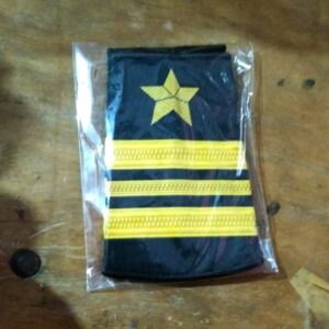Dy Comdt embroidery slip On Indian Coast Guard