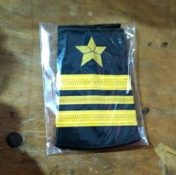 Dy Comdt embroidery slip On Indian Coast Guard
