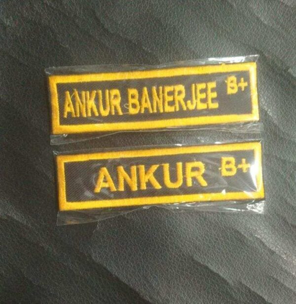New Pattern FRAO Name tally Indian Coast Guard,