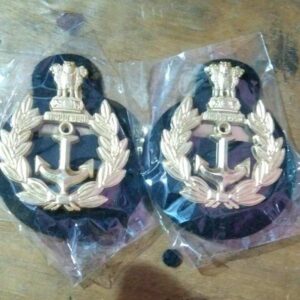 SO New peak cap badge Indian Coast Guard
