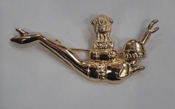 Ship diver  Badges (hollow)  Indian Coast Guard, Indian Navy